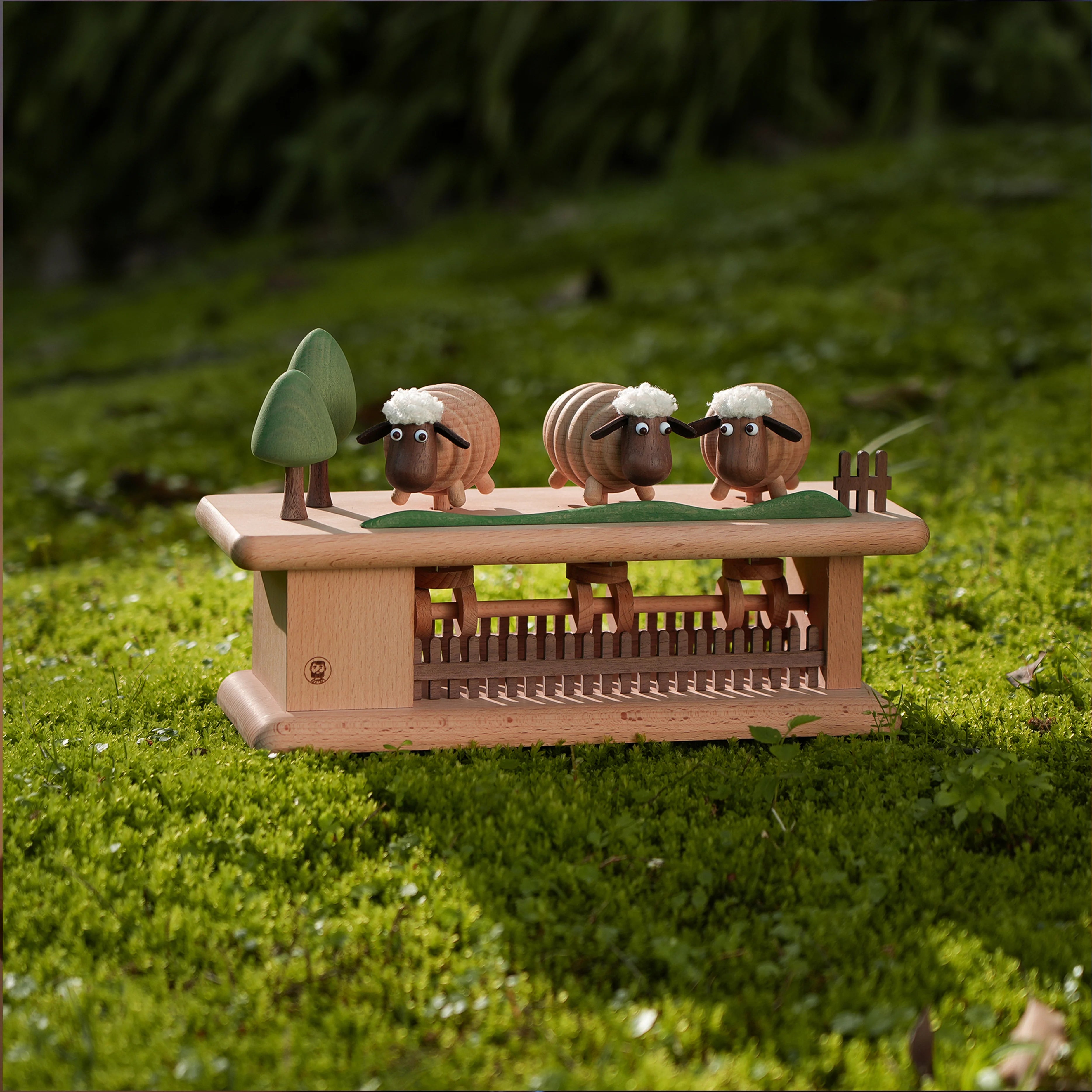 Handmade wood mechanism