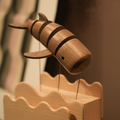 Wooden mechanical whale